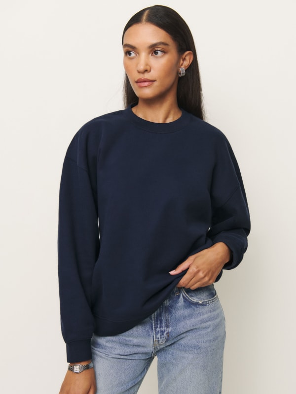 Emma Classic Crewneck Sweatshirt - Midnight